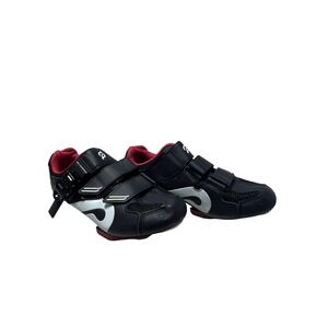 Peloton Black and Red Women's Cycling Shoes